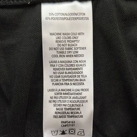 Tommy Hilfiger Womens Jogger Pants Elastic Waist Sportswear Black Size 0X NWT - Picture 7 of 12